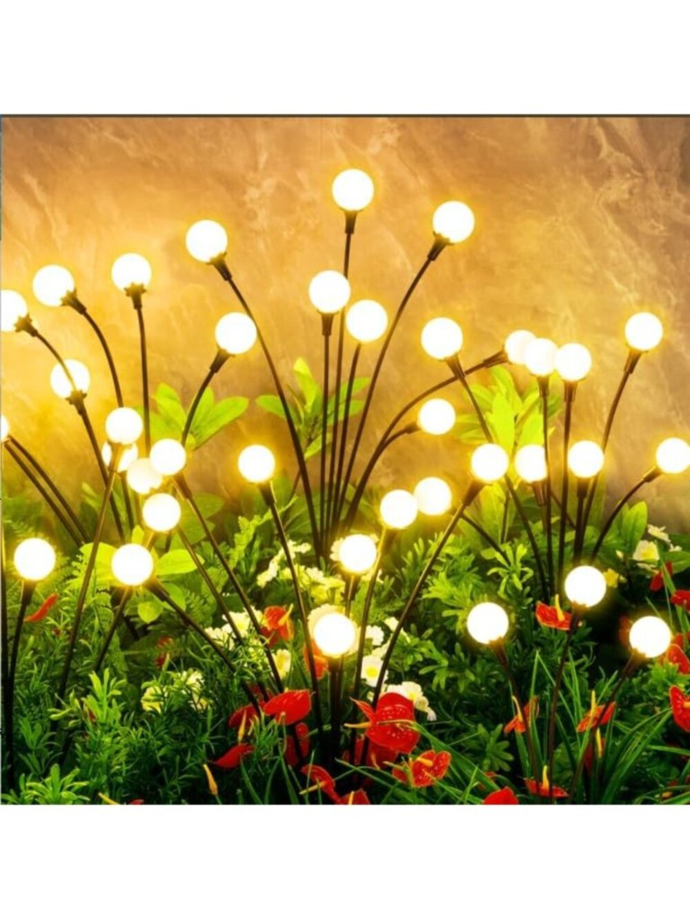 80 LED Solar Outdoor Lights - Waterproof Garden Decor, Patio Lighting, Unique